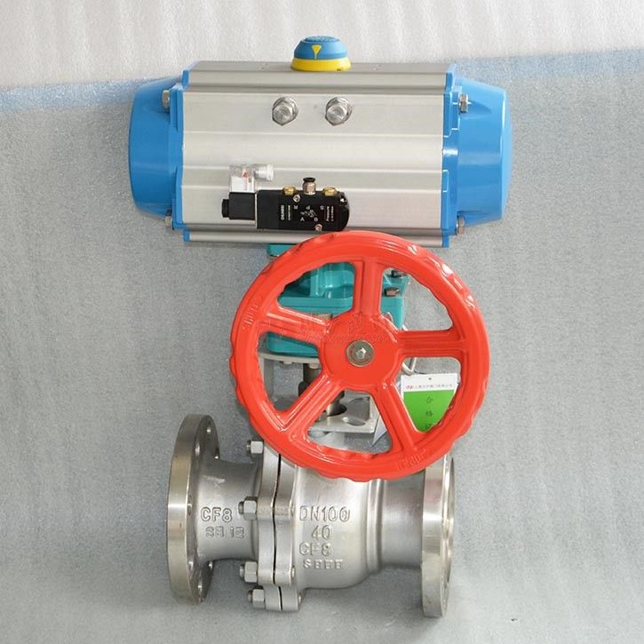 氣動球閥實(shí)物圖