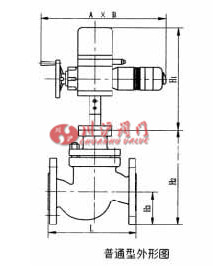 ZAZP電動單座調節閥 結構圖